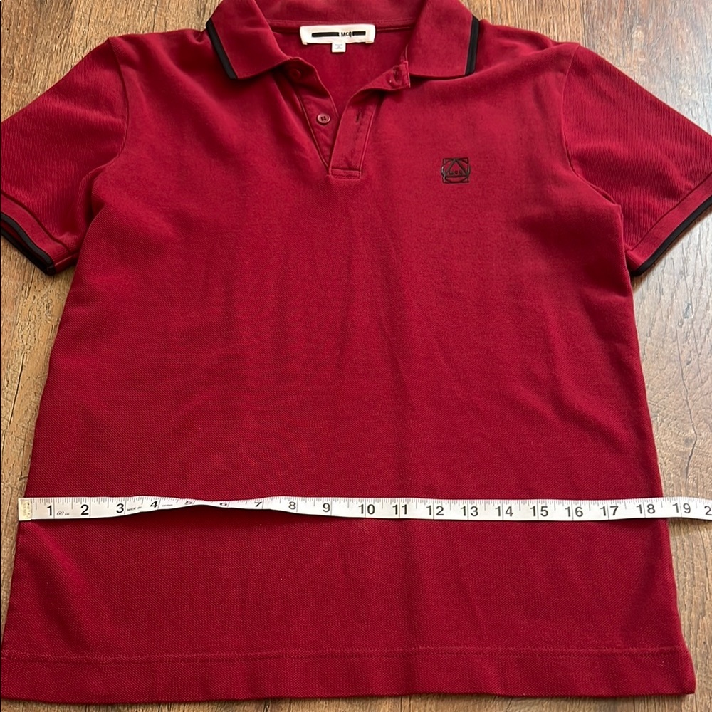 Alexandr McQueen Classic Red Polo Shirt - Picture 7 of 9